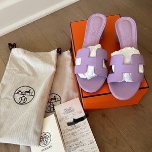 **NWT** HERMES Oasis in Epsom Violet Amethyste. - RARE COLOR